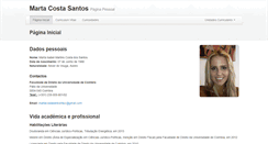 Desktop Screenshot of martacostasantos.com